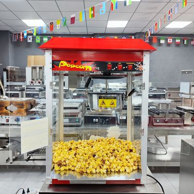 Multifunktioneel EB-06 Rood roestvrij staal popcorn maker voor commerciële en kenmerken