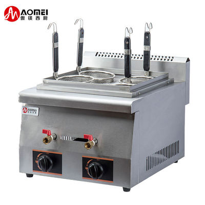 Hotel Restaurant Keuken Gas Noodle Kookmachine met 4 manden en hoge capaciteit