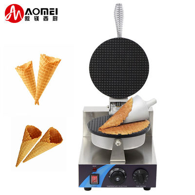 Niet-stick Plate Electric Waffle Cone Maker voor perfecte zelfgemaakte kegels in 1200W Power