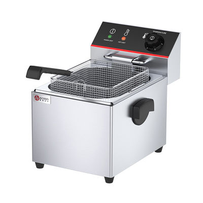 Ronde professionele elektrische deepfryer voor KFC Donut Chicken en frietmachine
