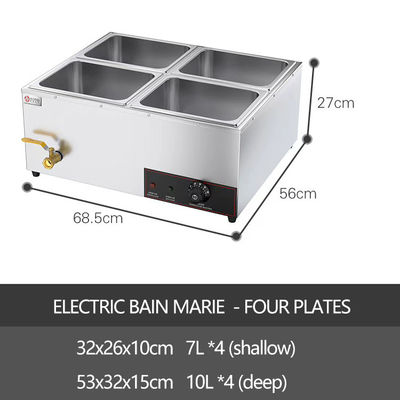 Buffet verwarming van roestvrij staal Bain Marie voor restaurant bedienen Chafing Dish Catering