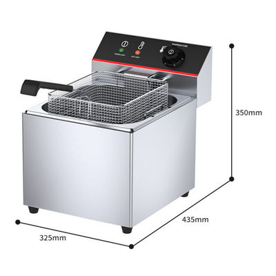 Ronde professionele elektrische deepfryer voor KFC Donut Chicken en frietmachine