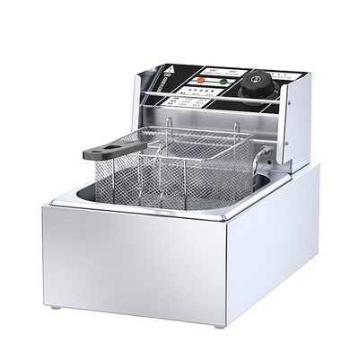 Professionele elektrische deep fryer 1 tank 1 mand 220V/110V Spanning voor commerciële