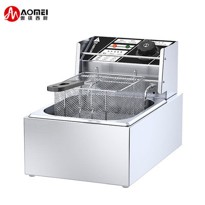 Professionele elektrische deep fryer 1 tank 1 mand 220V/110V Spanning voor commerciële