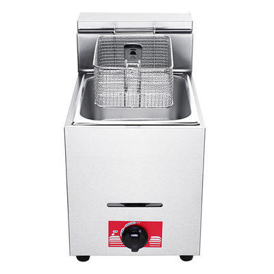 Roestvrij staal 201/304 Industriële gascontact deep fryers voor commerciële horeca