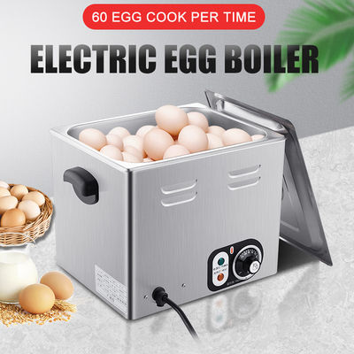 Commerciële eierenketelmachine Elektrische eierenkoker met 365X266X275mm Grootte en 2600W vermogen