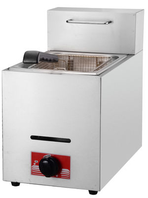 Roestvrij staal 201/304 Industriële gascontact deep fryers voor commerciële horeca