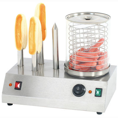 HD-TW Hot Dog Steamer met Bun Warmer gedistribueerd door Food Beverage Factories