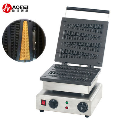 Roestvrij staal elektrische lolly wafelmaker voor bakken wafel taart brood in commerciële