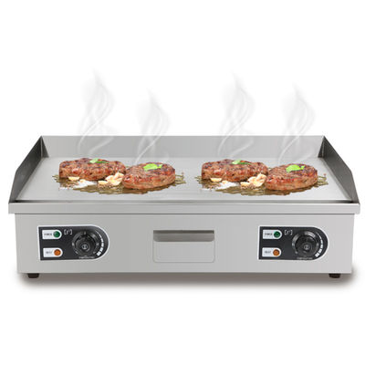 Elektrische commerciële barbecue met aangepast logo Acceptabele dikte 8 mm