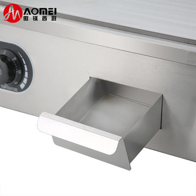 Elektrische commerciële barbecue met aangepast logo Acceptabele dikte 8 mm