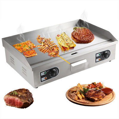 Elektrische commerciële barbecue met aangepast logo Acceptabele dikte 8 mm