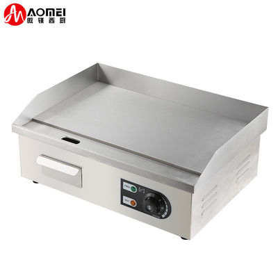 8 mm dikte roestvrij staal gas Bbq platte plaat gas grill voor keukenapparatuur