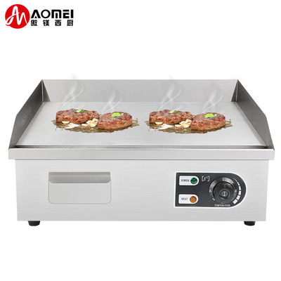 8 mm dikte roestvrij staal gas Bbq platte plaat gas grill voor keukenapparatuur