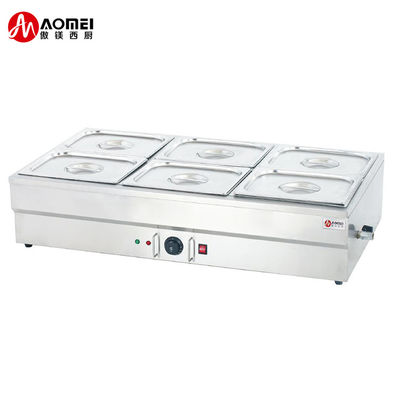 Restaurant Hotel Catering apparatuur Roestvrij staal Glas voedsel Warmer Buffet counter