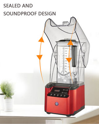 2200W Huishoudelijke glazen ijskruiser Commerciële vruchtensapper blender voor gladde menging