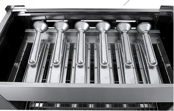 6 Brander gas infrarood Salamander Grill Oven Lift voor Food Service Industry