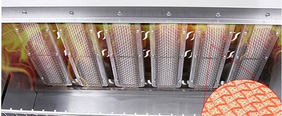 6 Brander gas infrarood Salamander Grill Oven Lift voor Food Service Industry