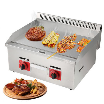 Gepersonaliseerd logo Acceptabele gasgrill voor commerciële en industriële voedselbereiding
