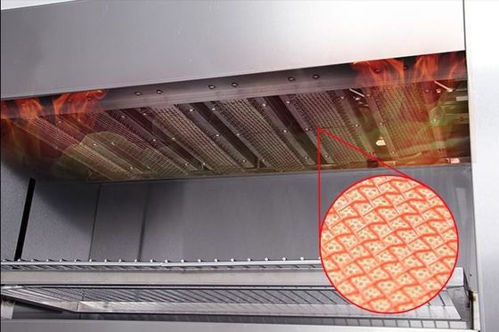 Commerciële Keuken Tafelplaat Infraroodstraal Gas Salamander Oven met roestvrij staal lichaam