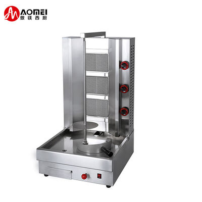 Tafelkoek Doner Kebab Gas Kip Shawarma Machine maken met een hoge productiviteit