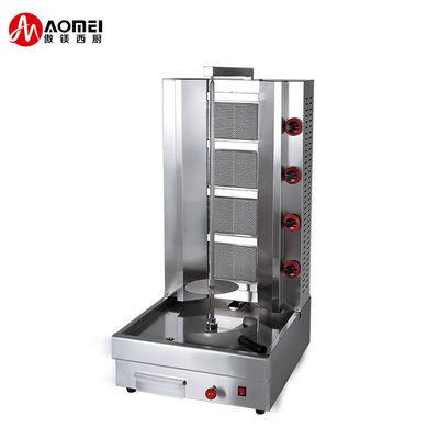 Tafelkoek Doner Kebab Gas Kip Shawarma Machine maken met een hoge productiviteit