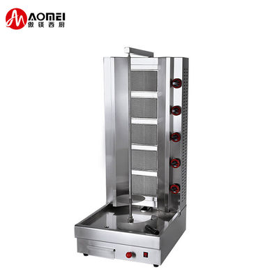 Tafelkoek Doner Kebab Gas Kip Shawarma Machine maken met een hoge productiviteit