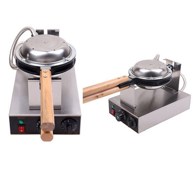 220V commerciële elektrische bubbelwafelmachine voor Hong Kong-stijl Belgische eierwaffels
