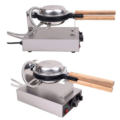 220V commerciële elektrische bubbelwafelmachine voor Hong Kong-stijl Belgische eierwaffels