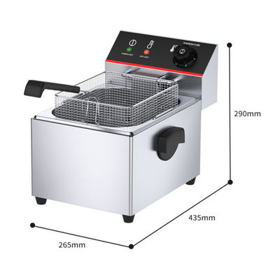 6L Electric Turkey Fryer Tornado Potato Deep Fryer voor restaurant in Food Beverage