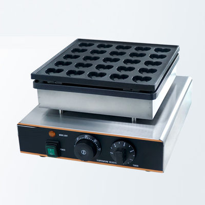 0.85KW commerciële Nederlandse Mini Pancake Maker Poffertjes Maker Machine met Timer 0-5 min