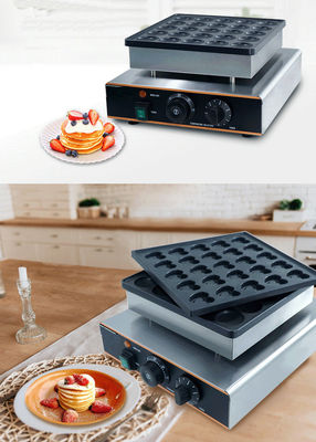 0.85KW commerciële Nederlandse Mini Pancake Maker Poffertjes Maker Machine met Timer 0-5 min