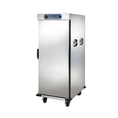 Eéndeurscommercieel hotel mobiele wagen voedselverwarmer met temperatuurbereik van 20-120C