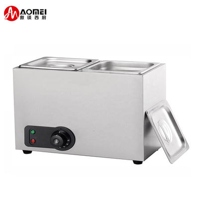 6.5 kg capaciteit Multifunctionele chocolade-temperingsmachine van roestvrij staal met 2 tanks