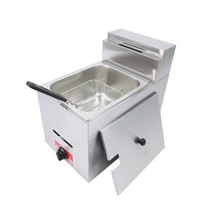 Continu 6L mini LPG gas deep fryer voor het maken van voedsel op tafel
