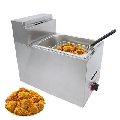 Continu 6L mini LPG gas deep fryer voor het maken van voedsel op tafel