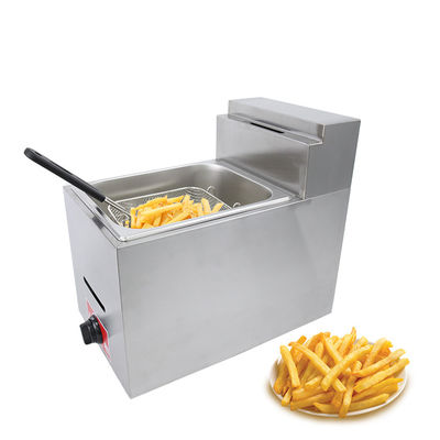 Continu 6L mini LPG gas deep fryer voor het maken van voedsel op tafel