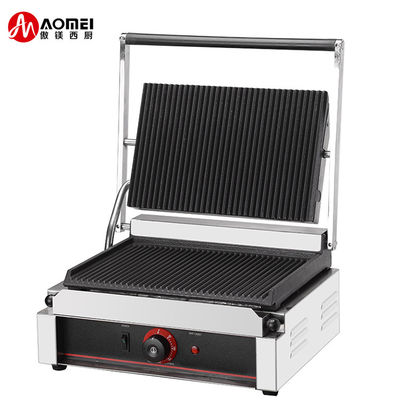 Commerciële Non-Stick Panini Press Sandwich Maker Grill voor Keuken Koken Bakken BBQ