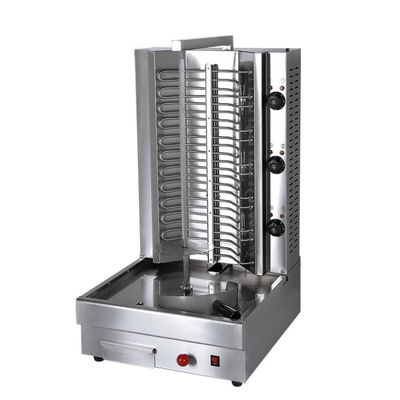 3 branders automatische kip Doner Kebab Shawarma Grill apparatuur Machine met broilers