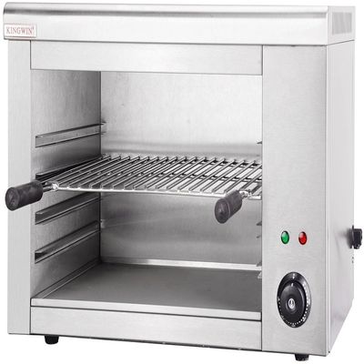Elektrische keukenapparatuur Teller Top Salamanderoven met temperatuurselecteur 50-300C