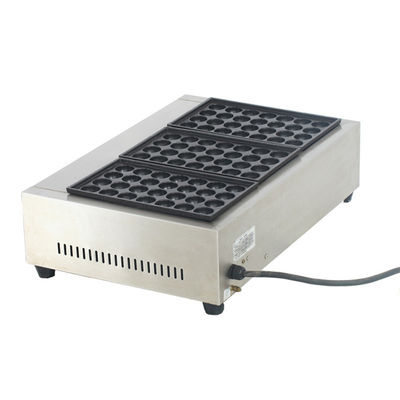 220V elektrische takoyaki machine voor het koken van octopus ballen op vis pellet grill
