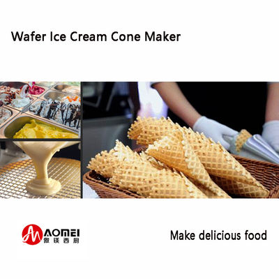 1.2W Verstelbare thermostaat Elektrische ijscon bakker wafelkone maker voor commerciële
