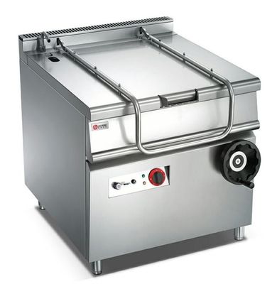 Verticale 80L roestvrij staal gas kantelbare braising pan/Bratt pan voor commerciële keuken