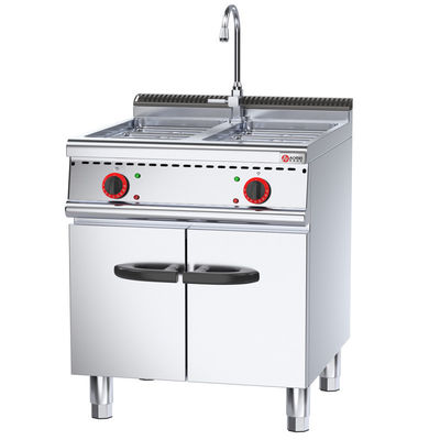 Verticale 80L roestvrij staal gas kantelbare braising pan/Bratt pan voor commerciële keuken