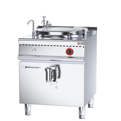 Verticale 80L roestvrij staal gas kantelbare braising pan/Bratt pan voor commerciële keuken