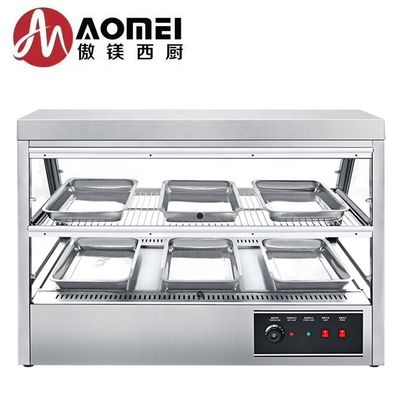Modern Desgin Twee laag Warme lucht Circulatie Voedsel Display Warmer voor gebakken kip