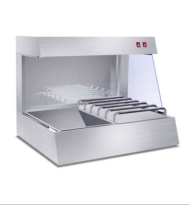 1.6KW multifunctionele grote capaciteit chip warmer display voor commerciële food service