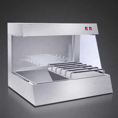 1.6KW multifunctionele grote capaciteit chip warmer display voor commerciële food service