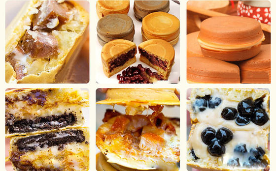 Commerciële 32-holes rode bonen cake machine met automatische productie en 5 kW efficiëntie
