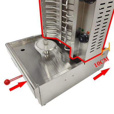 Elektrische barbecue grill kebab machine voor perfect gekookte shawarma elke keer